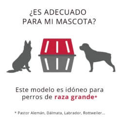 M-Pets Viaggio Transportadora Preta e Cinzenta para cães