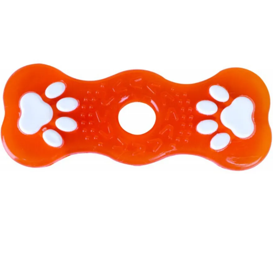 M-Pets Yummy Brinquedo com Sabor a Bacon Vermelho para cães
