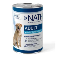 Nath Adult Monoprotein Alimento húmido de atum em lata para cães