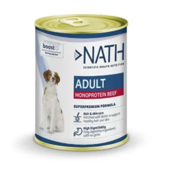Nath Adult Monoprotein Vitela lata para cães