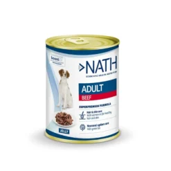Nath Adult Vitela em gelatina lata para cães