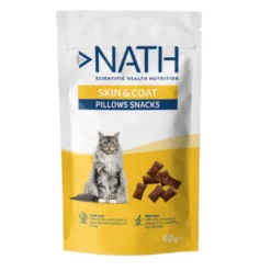 Nath Biscoitos Skin&Coat para gatos