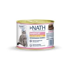 Nath Kitten Mousse de Frango e Terneira lata para gatos