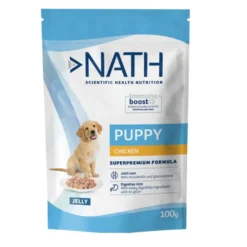 Nath Puppy Frango em Gelatina saquetas para cães