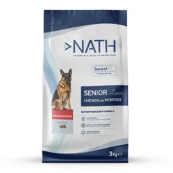 Nath Senior Medium & Maxi Ração de frango para cães