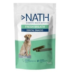 Nath Snacks Dentários Maxi Fresh Breath para cães
