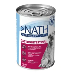 Nath Veterinary Diets Gastrointestinal Salmão lata para cães