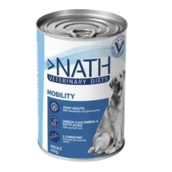 Nath Veterinary Diets Mobility Peru e Atum lata para cães