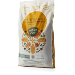 Natura Diet Esterilizado Frango e Legumes ração para gatos