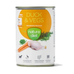 Natura Diet Pato e Legumes latas para cães
