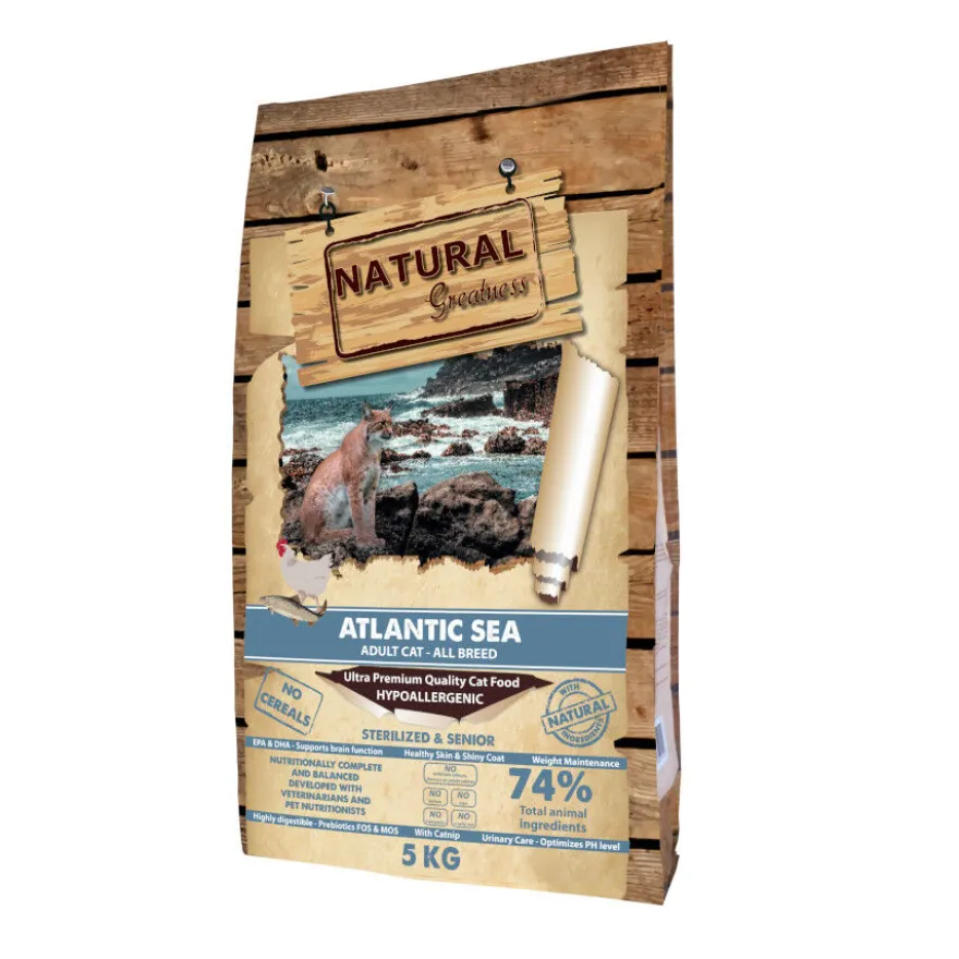 Natural Greatness Atlantic Sea ração para gatos