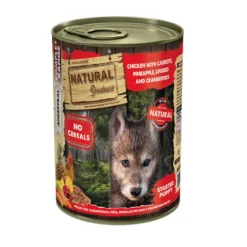 Natural Greatness Complet Range Ancestral Frango com Cenoura e Ananás patê em lata para cães