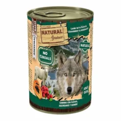 Natural Greatness Cordeiro com Papaia lata para cães