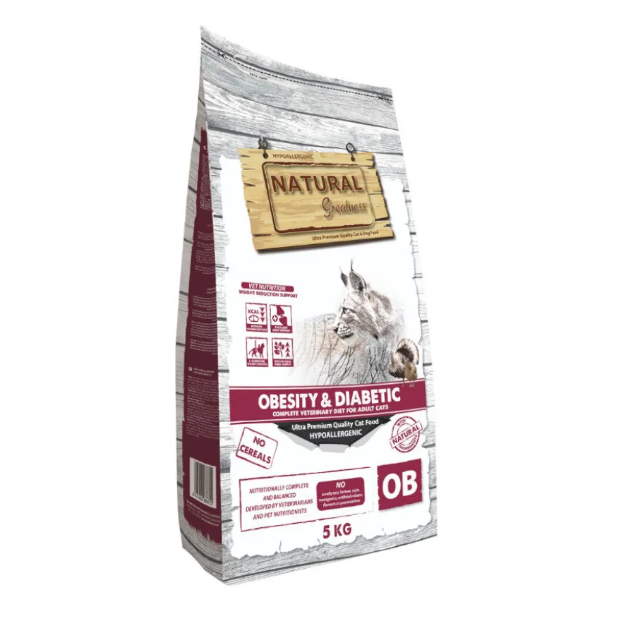 Natural Greatness Obesity & Diabetic Ração Hipoalergénica para gatos