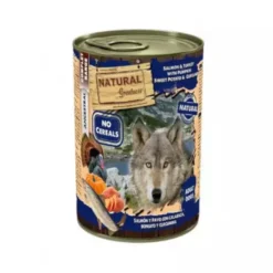 Natural Greatness Salmão e Peru lata para cães