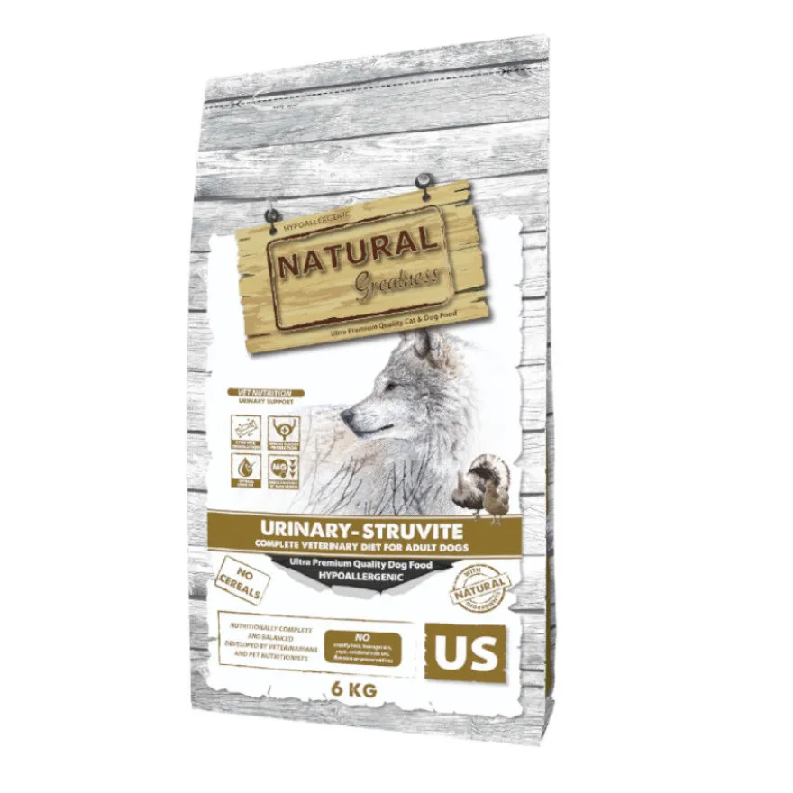 Natural Greatness Urinary-Struvit Ração Hipoalergénica para cães
