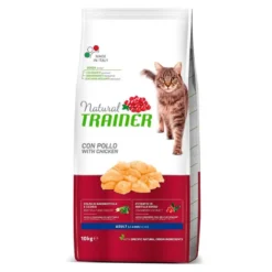 Natural Trainer Adult Frango ração para gatos