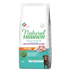 Natural Trainer Adult Light in Fat Medium & Maxi Ração de peru para cães