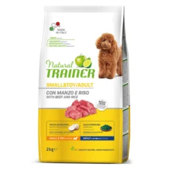 Natural Trainer Adult Mini Terneira ração para cães