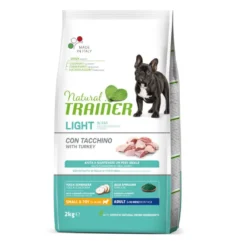 Natural Trainer Adult Small&Toy Ideal Weight Carne ração para cães