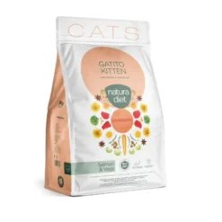 Nature Diet Kitten Salmão e Vegetais ração