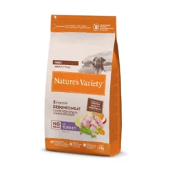 Nature's Variety Adult Mini No Grain Ração de Peru para cães