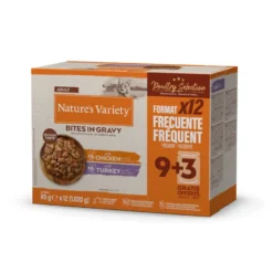 Nature’s Variety Alimento húmido de frango ou peru em saqueta para gatos