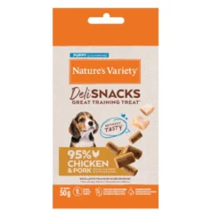 Nature's Variety Bocaditos Deli Snacks cachorro frango e Porco para cães