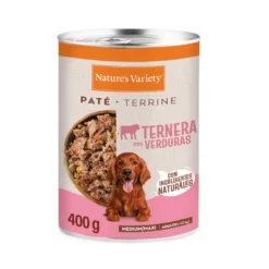 Nature's Variety Comida húmida de vitela em lata para cães adultos medium