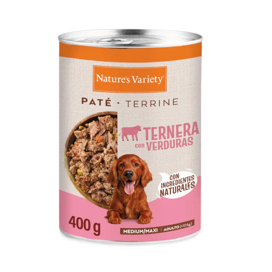 Nature's Variety Comida húmida de vitela em lata para cães adultos medium