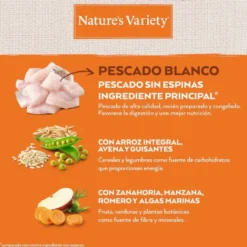 Nature's Variety Healthy Grains Adult Medium Maxi Peixe Branco ração para cães