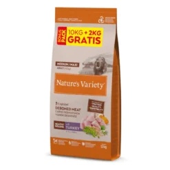 Nature's Variety Healthy Grains Adult Medium Maxi Ração de peru para cães
