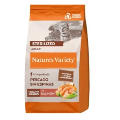 Nature's Variety Healthy Grains Adult Sterilised Salmão ração para gatos