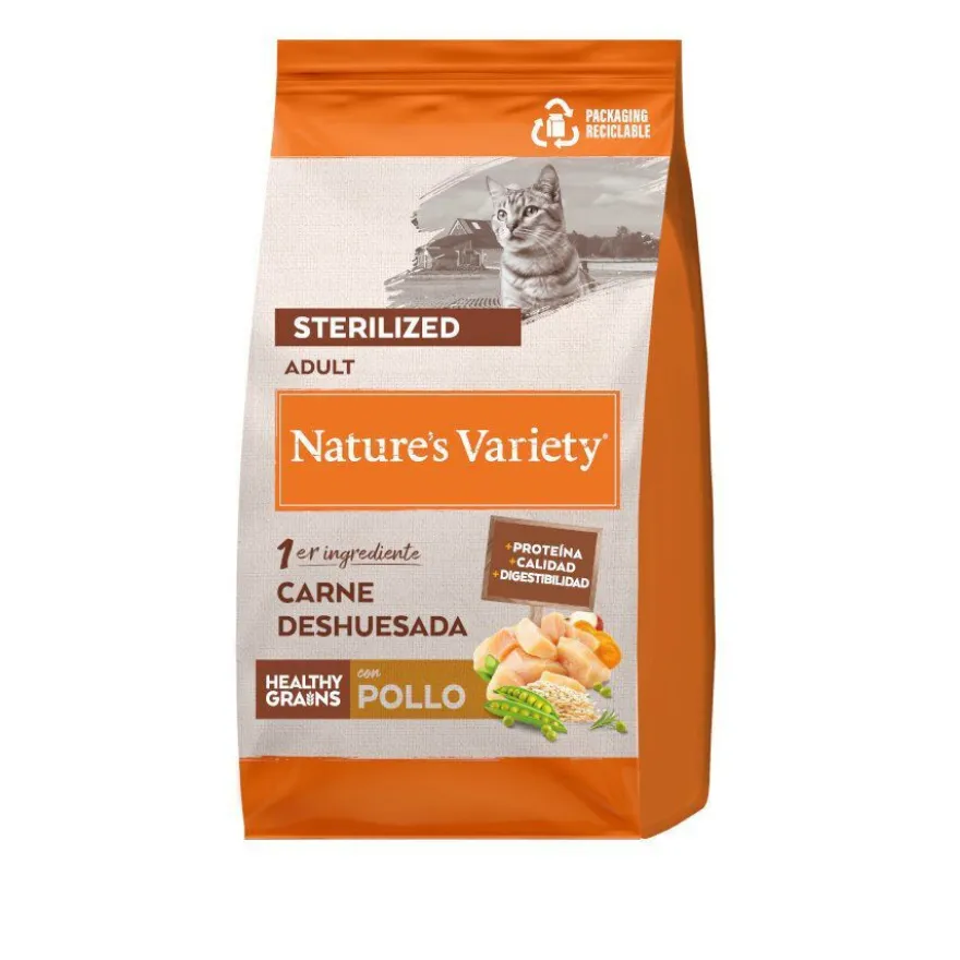 Nature's Variety Healthy Grains Adult Sterilized Frango ração para gatos