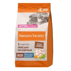 Nature's Variety Healthy Grains Kitten Peixe Branco ração para gatos