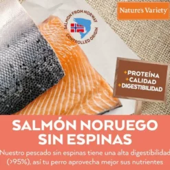 Nature's Variety No Grain Adult Medium Maxi Salmão ração para cães