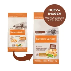 Nature's Variety No Grain Adult Mini Frango ração para cães
