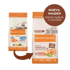 Nature's Variety No Grain Adult Sterilised Salmão da Noruega ração para gatos