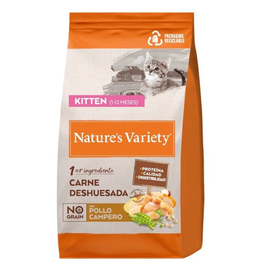 Nature's Variety No Grain Kitten Frango ração para gatos