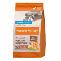 Nature's Variety No Grain Puppy Mini Salmão da Noruega ração para cães