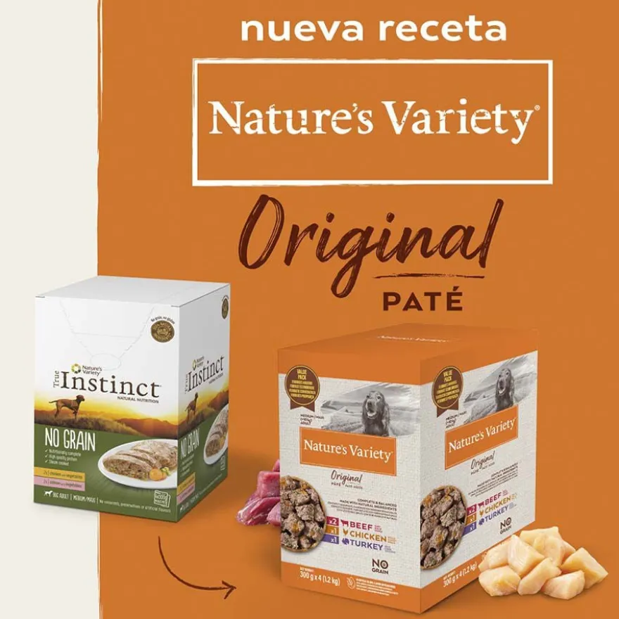 Nature's Variety Original Adult Medium Patê saquetas para cães