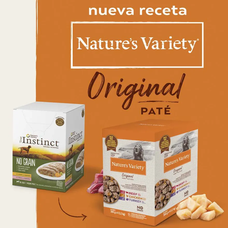 Nature's Variety Original Adult Medium Patê saquetas para cães