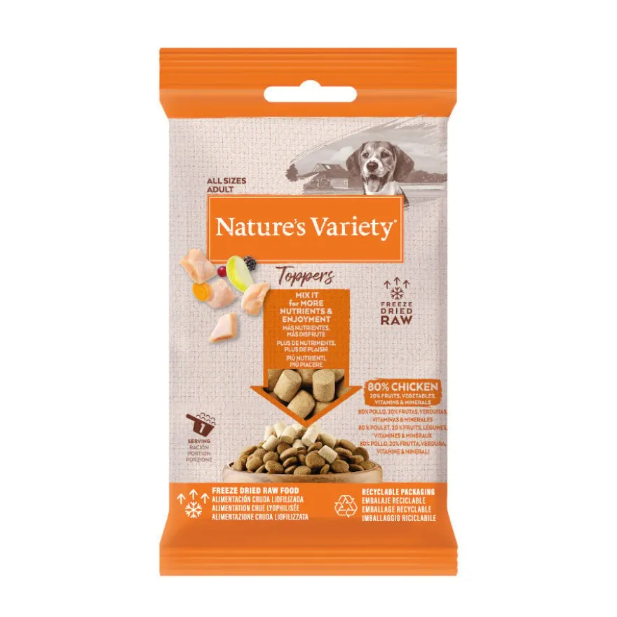 Nature's Variety Toppers Frango Liofilizado para cães