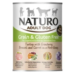 Naturo Adult Grain Free Peru com Vegetais lata para cães