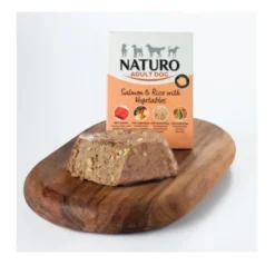 Naturo Adult Salmão com Arroz e Vegetais terrina para cães