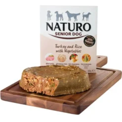 Naturo Senior Peru e Arroz terrina para cães