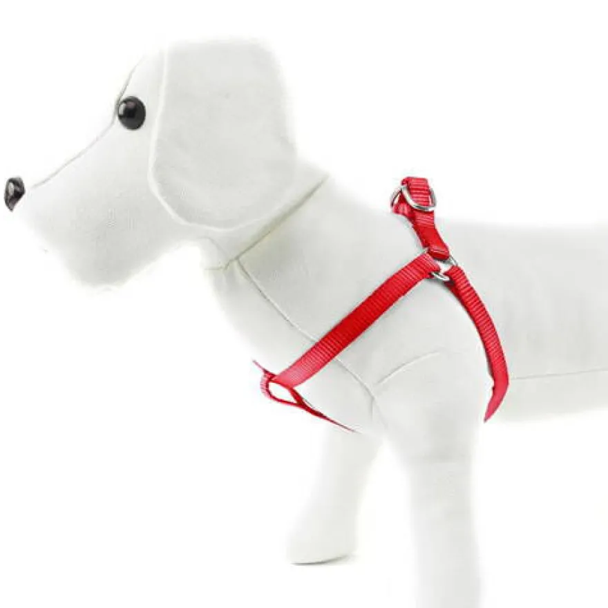 Nayeco Basic Peitoral Vermelho para cães