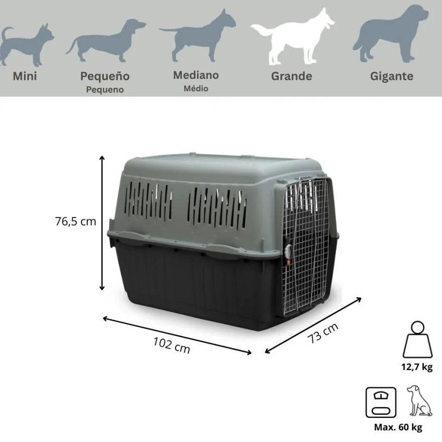 Nayeco Bracco Travel IATA Transportadora para cães