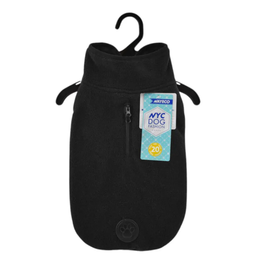 Nayeco Casaco Polar Preto para cães
