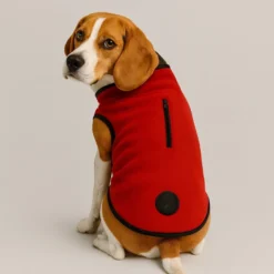 Nayeco Casaco Polar Vermelho para Cães